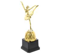 TINEASUR Trofeo de Plástico Resistente Dorado Diseño Que No se Rompe ni Cambia de Color de Ballet Infantil para Niñas Adecuado para Premios y Recuerdos de Competencias de Baile