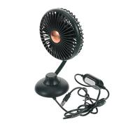TINEASUR Ventilador Portátil para Coche y Hogar y Silencioso Mini Ventilador Eléctrico de Circulación de Aire para Salpicadero para Verano y Carrito de Golf