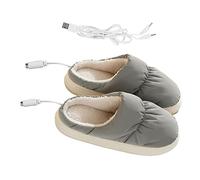 TINEASUR Zapatillas Cálidas Para Pantuflas Con Calefacción Por Usb Cómodas Y Seguras Para Uso Doméstico