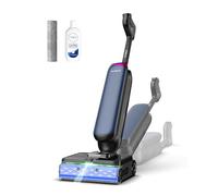 Tineco Floor One Station S9 Artist Aspiradora Fregadora-Relleno automático, StreakFree Rascador, Limpieza HydroBurst, DualBlock Anti-Tangle, FlashDry a 85℃, SilentDry de 45 dB(A)*, Lay-Flat de 180°