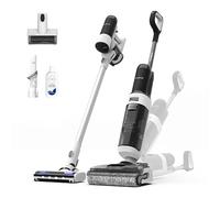 Tineco Floor One Switch S6 Stretch en Mojado y Seco, Multifunción, Diseño Plano de 180°,Diseño Antienredos,Autolimpieza, 65 Min de Duración, Limpieza de Doble Borde, Limpieza de Toda la Casa