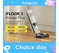 Tineco iFLOOR 3 Breeze Plus Aspiradora en seco y húmedo Limpiador de pisos inalámbrico y trapeador Limpieza en un solo paso para suelos duros