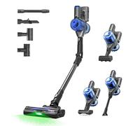 Tineco Pure One S70 Aspiradora, 200AW, Luz LED, Sistema de Limpieza 3DSense Pro, Filtro de 6 Niveles, hasta 95 Min de Autonomía, Cepillo ZeroTangle, Aspiradora de Mano Inteligente Sin Cable