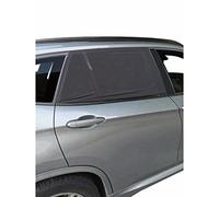 Tineo - Parasol para Coche y bebé, 2 Fundas para Calcetines, sombreado, 80%, protección térmica, UV, instalación fácil Universal, de 50 x 80 cm hasta 80 x 110 cm (Negro)