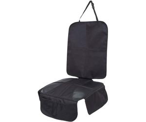 Tineo Protector De Asiento Con Aletas, Negro 75x117 Cm, Poliéster Antideslizante Impermeable, Compatible Isofix Y Cinturón