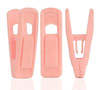 Tinfol Paquete de 24 Clips de Terciopelo Rosa Fuertes - Para Usar Con Perchas Delgadas