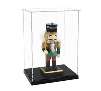 Tingacraft Acrílico Vitrina Cristal Caja Metacrilato Expositor Protector 17,3 x 12,5 x 24,7 cm para Muñecas 25 cm Alto Figuras Escala 1/12 Colecciones Modelo Estatua Trofeos