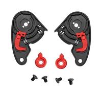 TingHaoO 1 par de viseras para cascos de motocicleta, placa base de engranaje, soporte de lente para cascos NZI TENDY base de fijación de lentes