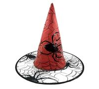 TingHaoO 5 sombreros de Halloween para fiestas delicadas, decoración de mago individualizada, hermoso disfraz de bruja de gran tamaño