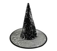 TingHaoO 5 sombreros de Halloween para fiestas delicadas, decoración de mago individualizada, hermoso disfraz de bruja de gran tamaño