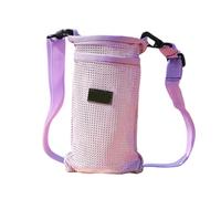 TingHaoO Bolsa cruzada para vasos de agua, portátil, deportiva, con correa ajustable para botellas de nailon para acampar al aire libre, Purple, Talla única