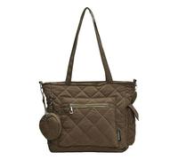 TingHaoO Bolso bandolera de gran capacidad para mujer, para otoño e invierno, bolso de hombro acolchado para uso diario, bolso de hombro acolchado de gran capacidad para viajes, Green, One Size