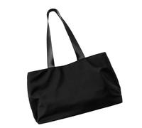 TingHaoO Bolso de hombro creativo de gran capacidad para mujer, bolso de mano informal adecuado para gimnasio, picnics o uso diario, bolso de gran capacidad, Black, One Size
