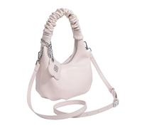 TingHaoO Bolso de hombro de cuero con cierre de cremallera para mujer, bolso cruzado con correas extraíbles, bolso de mano para mujer, b, One Size