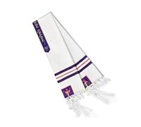 TingHaoO Chal de oración tradicional con flecos de letras hebreas, tallit para ceremonias espirituales, eventos religiosos, diseño unisex, chal de oración tradicional, rosso, Talla única
