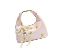 TingHaoO Elegante bolso de mano francés para mujer, bolso de hombro y bandolera de piel sintética para viajes y eventos sociales, bolso de hombro de moda, b, One Size