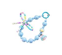 TingHaoO Elegante diseño de lazo con cuentas de cristal para teléfono, llavero elegante para mujer, joyería de moda, accesorio de moda para eventos sociales