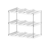 TingHaoO Estante multiusos para botellas de agua, organizadores de múltiples capas para botellas de agua, solución de almacenamiento eficiente de gabinete, organizadores de tazas