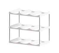 TingHaoO Estante multiusos para botellas de agua, organizadores de múltiples capas para botellas de agua, solución de almacenamiento eficiente de gabinete, organizadores de tazas