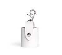 TingHaoO Estuche organizador de película de piel sintética para guardar películas 135, llavero protector, colgante para viajes y uso diario, White