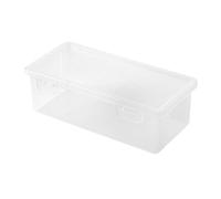 TingHaoO Estuche rígido transparente de alta capacidad para lápices, organizador de colores, estuche de almacenamiento para estudiantes, b