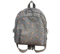 TingHaoO Mochila para laptop, bonita mochila con estampado floral para escuela, universidad, viajes, trabajo, casual, mochila escolar, bonita bolsa de preparación, azul