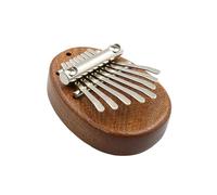 TingHaoO Piano portátil de dedo pequeño con 8 teclas, piano de pulgar de madera, piano portátil de bolsillo, instrumento musical duradero