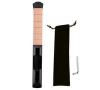 TingHaoO Pocket Guitar Trainer - Herramienta de práctica de acordes de guitarra portátil de 6 trastes para principiantes, herramienta de entrenamiento de manos