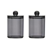 TingHaoO Soporte transparente para hisopos de algodón único Qtip, organizador de bastoncillos de algodón para baño