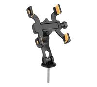 TingHaoO Soporte universal para teléfono de bicicleta, aleación de aluminio, 4 garras, giratorio 360 grados, para viajeros y ciclistas, peso ligero, agarre de aluminio para teléfono