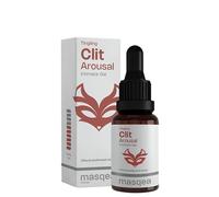 Tingling Clit Arousal 15ml by MASQEA - Gel Estimulante para Clítoris | Sabor Peach Syrup | Efecto Hormigueo y Sensaciones Intensificadas
