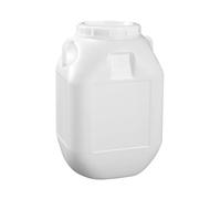 TINGMIAN Contenedor Agua Grado Alimenticio Cubo Blanco Tapa con Asa, Tanque Agua Gran Capacidad 50L/85L for Acampar, Hacer Senderismo U Otras Actividades Viaje Al Aire Libre(85L)