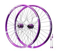 TINGMIAN Juego de ruedas para bicicleta de montaña de 26 pulgadas, 27.5 pulgadas, 29 pulgadas, ruedas de freno de disco, rueda delantera y trasera, liberación rápida de 100/135 mm, llanta de aleación