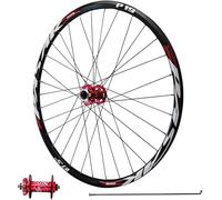 TINGMIAN Juego Ruedas Bicicleta MTB, Llanta Aleación Aluminio Rodamiento Sellado HG Eje Pasante 142 Mm Delantera Y Trasera 32H, For Casete 7-12 Velocidades(QR Front wheel,27.5 inch)