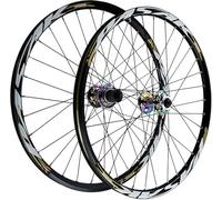 TINGMIAN Ruedas de bicicleta de montaña de 26/27.5/29 pulgadas para QR HG delantera/trasera MTB 7-12S, rueda de aleación 32H de doble pared (1 par de ruedas, 29 pulgadas)