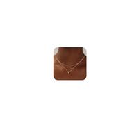TINGN Cadena de Oro con Monograma Minúsculo, 14 Quilates, Letras A-Z, Colgante Personalizado, Gargantilla para Mujer y Niña