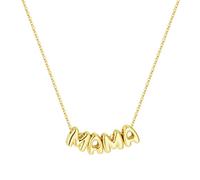 TINGN Collar con nombre personalizado para mujer, chapado en oro de 14 quilates, elegante joyería ideal para regalos de cumpleaños para mujeres, niñas y adolescentes, Cobre