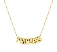 TINGN Collar con nombre personalizado para mujer, chapado en oro de 14 quilates, elegante joyería ideal para regalos de cumpleaños para mujeres, niñas y adolescentes, Cobre