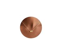 TINGN Collar para mujer de oro - Cadena chapada en oro de 14 quilates con letras doradas con forma de corazón para mujer y mujer, joyas para niñas, letras A-Z, regalos para mujeres, niñas, mamá