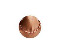 TINGN Collares de cuentas coloridos para niñas y mujeres, hechos a mano, collar bohemio para niñas, adolescentes, regalos de cumpleaños, Cobre