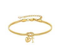 TINGN Pulseras con inicial de oro para mujeres y niñas, pulseras de nudo inicial chapadas en oro de 18 quilates para mujer, pulsera de moda con dije de amor con letra A-Z, joyería delicada para mujer