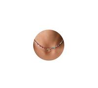 TINGN Regalos de San Valentín para niños, adolescentes y niñas, collares con inicial de cuentas coloridas para niñas y mujeres, gargantilla de cuentas bohemias con inicial para mujeres, adolescentes