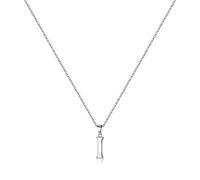 TINGN S925 Collar Inicial de Plata Esterlina para Mujer, Hipoalergénico Dainty Colgante de Iniciales Minúsculas, Regalo para Niña Adolescente (I)