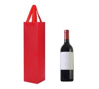 TINGSING Bolsas de regalo de vino de papel kraft, 10 bolsas de vino reutilizables, bolsa de transporte de champán con asas, bolsa de almacenamiento de vino para bodas, fiestas, compras, Navidad,