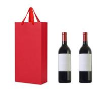 TINGSING Bolsas de regalo de vino de papel kraft, 10 bolsas de vino reutilizables, bolsa de transporte de champán con asas, bolsa de almacenamiento de vino para bodas, fiestas, compras, Navidad,