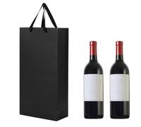 TINGSING Bolsas de regalo de vino de papel kraft, 10 bolsas de vino reutilizables de papel champán con asas, bolsa de almacenamiento de vino para boda, fiesta, compras, Navidad, cumpleaños,