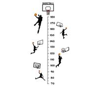 TINGWEN Pegatina pared medidor altura Tabla de Crecimiento Niños Gráficos de Crecimiento Altura Tabla de Crecimiento con regla de 70-170 cm Pegatinas de pared de vinilo extraíbles decorativas DIY