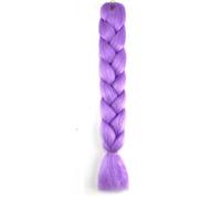 Tingyilan 4Pcs Brilla En La Oscuridad Peluca, Peluca Afro Sintético Luminoso Trenza Pelucas Crochet Trenzas De Pelo Trenzado Pelucas Cola De Cerdo,Lightpurple