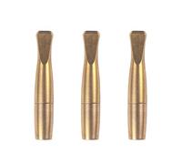 Tingyilan Boquilla de Cigarrillo de Cobre 3 en 1, 3 Piezas de Boquilla portátil Reutilizable Adecuada para Cigarrillos de tamaño Delgado, Mediano y Regular