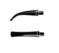 Tingyilan Boquilla de Repuesto del vástago de la Pipa de Bricolaje Mango Recto doblado Tipo de sillín Elemento de Filtro de 9 mm Vástago acrílico Accesorios para Pipa de Tabaco,67